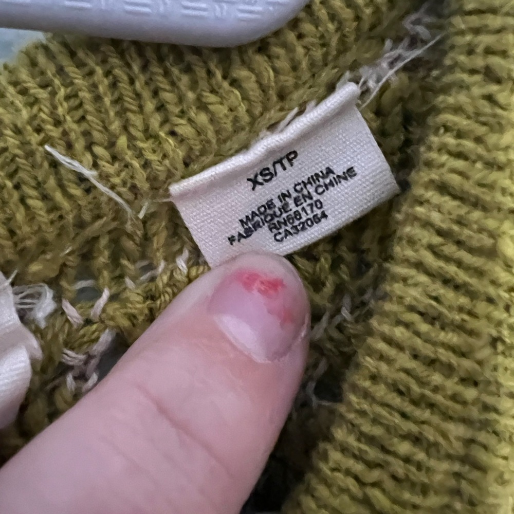 Anthropologie Moth honeycomb knit sweater in green - Picture 3 of 7